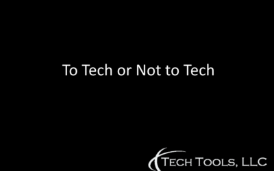 To Tech or Not to Tech